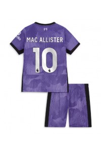Liverpool Alexis Mac Allister #10 Jalkapallovaatteet Lasten Kolmas peliasu 2023-24 Lyhythihainen (+ Lyhyet housut)